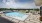 a swimming pool on a deck