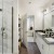 a bathroom with a glass shower